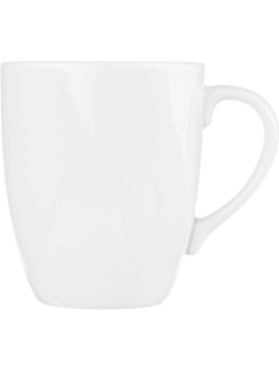 Кружка «Челси»;фарфор;300мл;D=83,H=97,L=110мм;белый