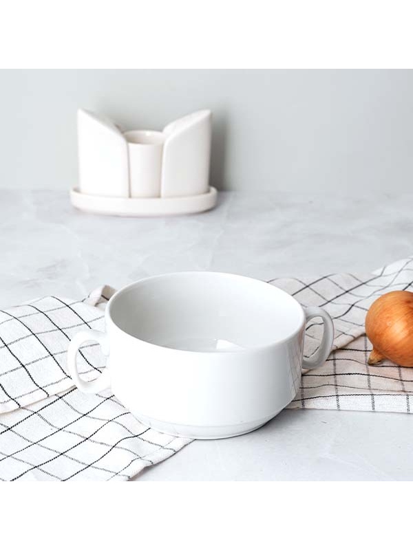 Чашка бульонная;фарфор;470мл;D=117,H=64мм