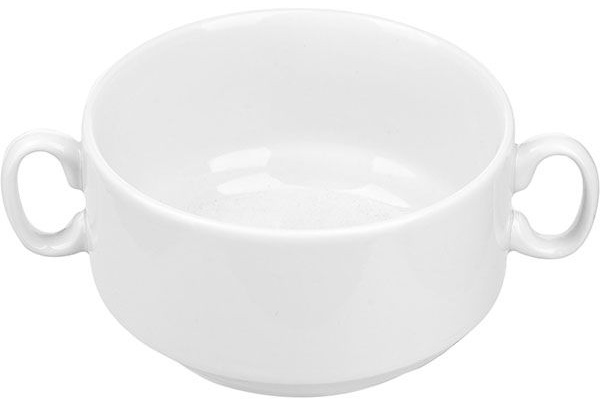 Чашка бульонная;фарфор;300мл;D=105,H=57мм;белый