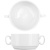 Чашка бульонная;фарфор;300мл;D=105,H=57мм;белый
