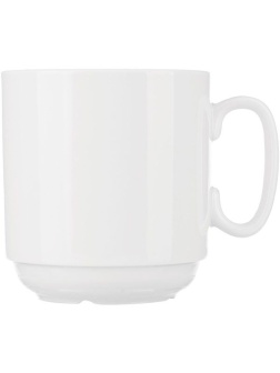 Кружка «Лайт»;фарфор;300мл;D=80,H=87мм;белый