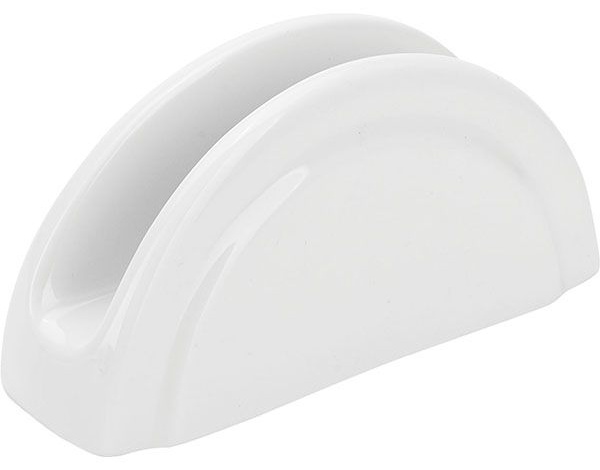 Белая фарфоровая салфетница «Комфорт»