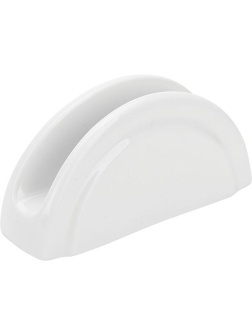 Белая фарфоровая салфетница «Комфорт»