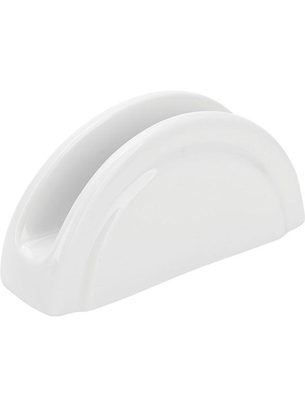 Белая фарфоровая салфетница «Комфорт»