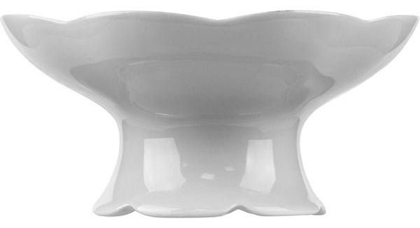 Ваза д/варенья «Елена»;фарфор;D=105,H=52мм;белый