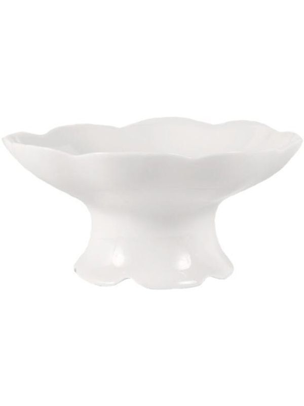 Ваза д/варенья «Елена»;фарфор;D=105,H=52мм;белый