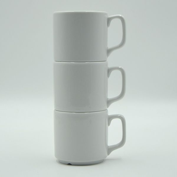 Кружка;фарфор;250мл;D=75,H=75мм;белый