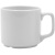 Кружка;фарфор;250мл;D=75,H=75мм;белый