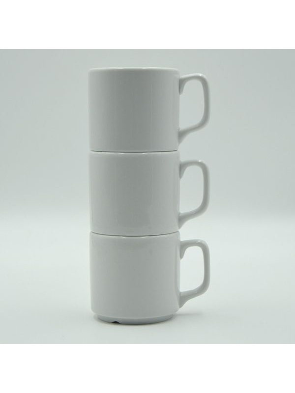 Кружка;фарфор;250мл;D=75,H=75мм;белый