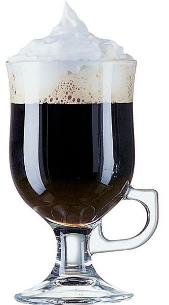 Бокал для горячих напитков «Айриш Кофе»;стекло;240мл;D=75/90,H=140мм;прозр.