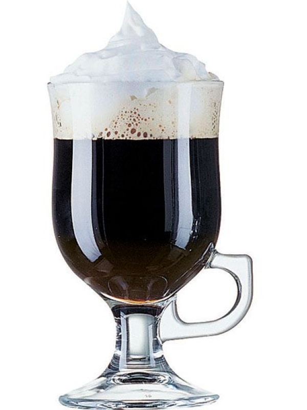Бокал для горячих напитков «Айриш Кофе»;стекло;240мл;D=75/90,H=140мм;прозр.