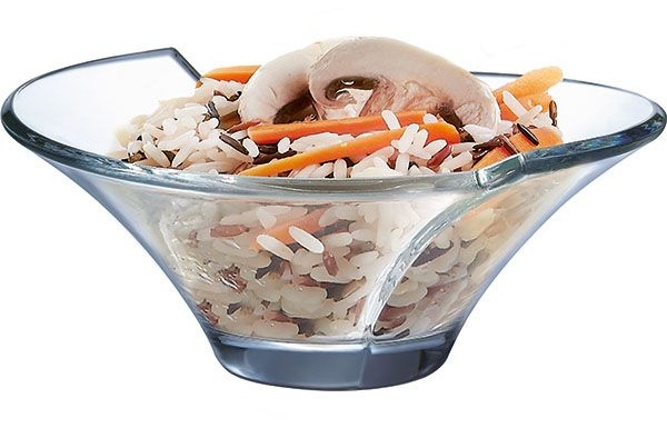 Креманка «Делиссимо»;стекло;380мл;D=181,H=73,L=168,B=181мм;прозр.