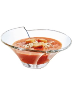 Креманка «Делиссимо»;стекло;380мл;D=181,H=73,L=168,B=181мм;прозр.