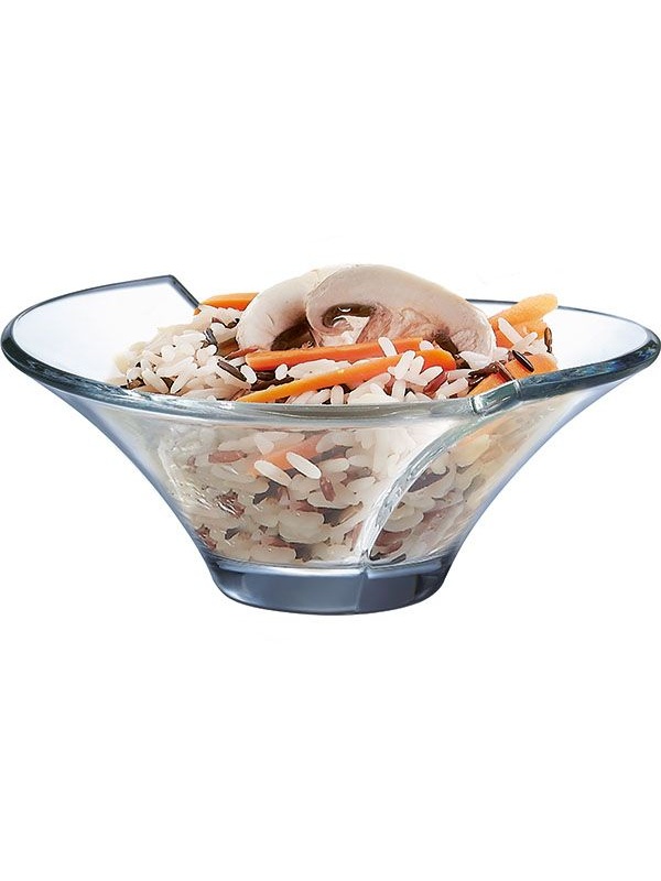 Креманка «Делиссимо»;стекло;380мл;D=181,H=73,L=168,B=181мм;прозр.