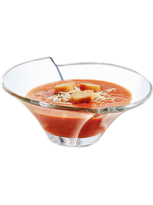 Креманка «Делиссимо»;стекло;380мл;D=181,H=73,L=168,B=181мм;прозр.