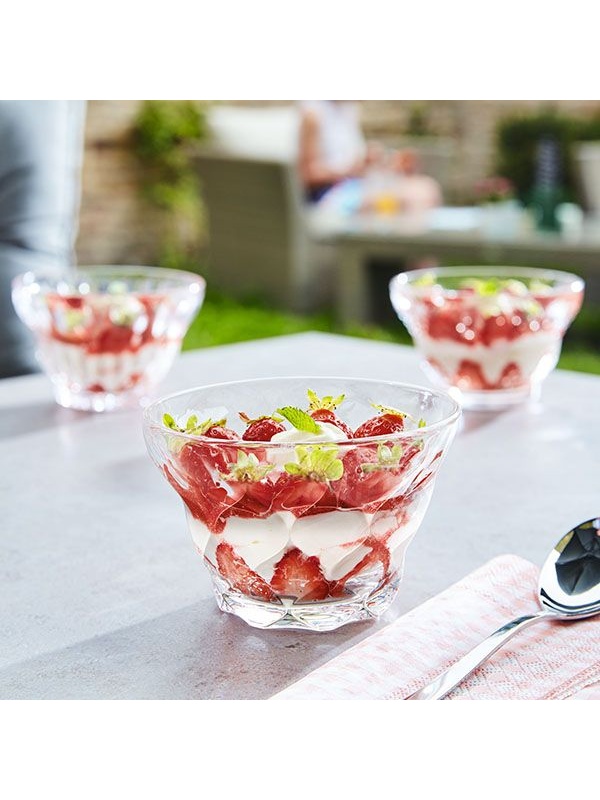 Креманка «Маэва Диамант»;стекло;350мл;D=120,H=74мм;прозр.