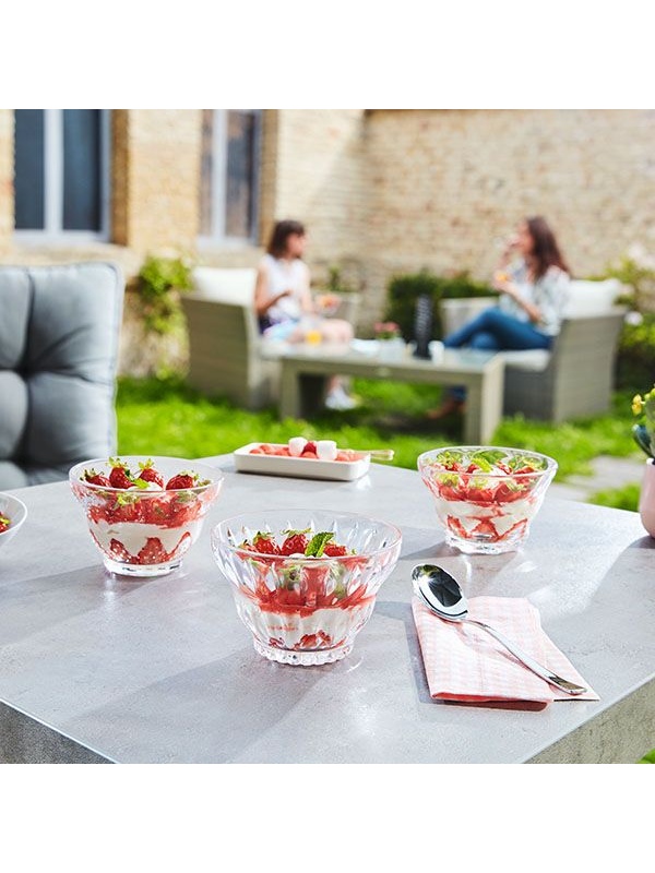 Креманка «Маэва Диамант»;стекло;350мл;D=120,H=74мм;прозр.