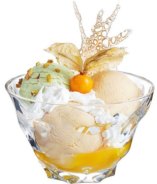 Креманка «Маэва Диамант»;стекло;200мл;D=100,H=62мм;прозр.