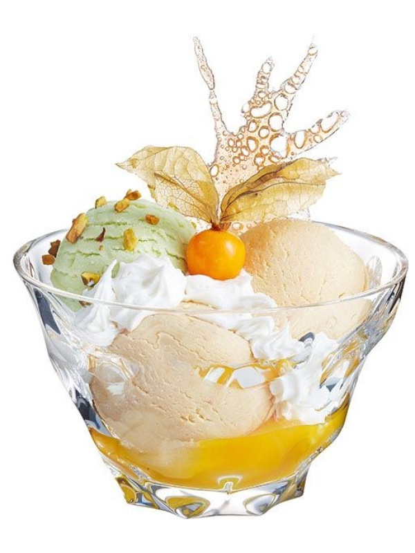 Креманка «Маэва Диамант»;стекло;200мл;D=100,H=62мм;прозр.