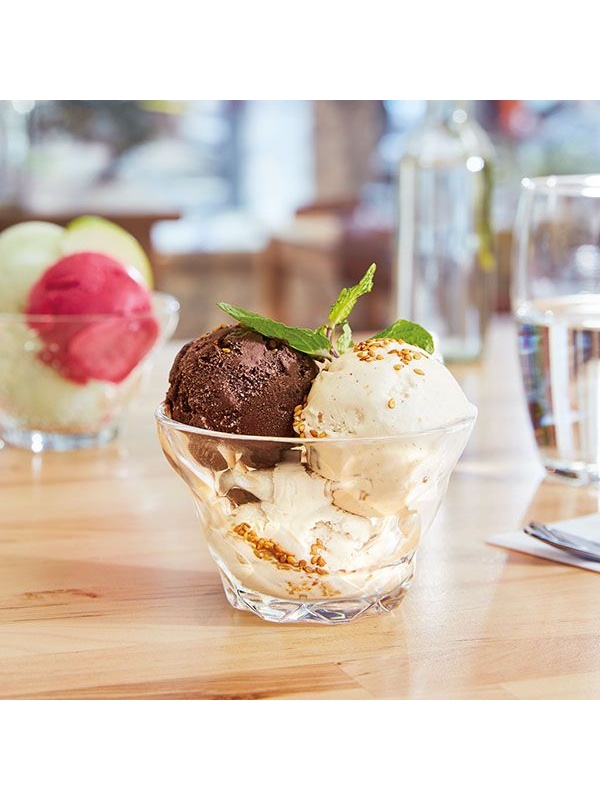 Креманка «Маэва Диамант»;стекло;200мл;D=100,H=62мм;прозр.