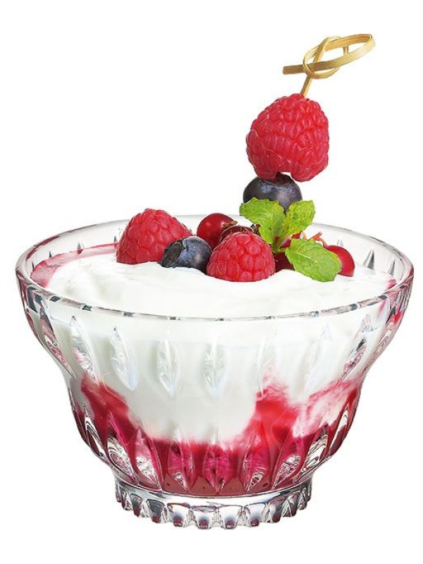 Креманка «Маэва Винтаж»;стекло;190мл;D=100,H=62мм;прозр.