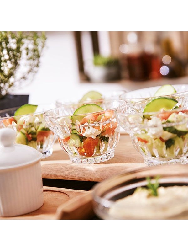 Креманка «Маэва Винтаж»;стекло;190мл;D=100,H=62мм;прозр.