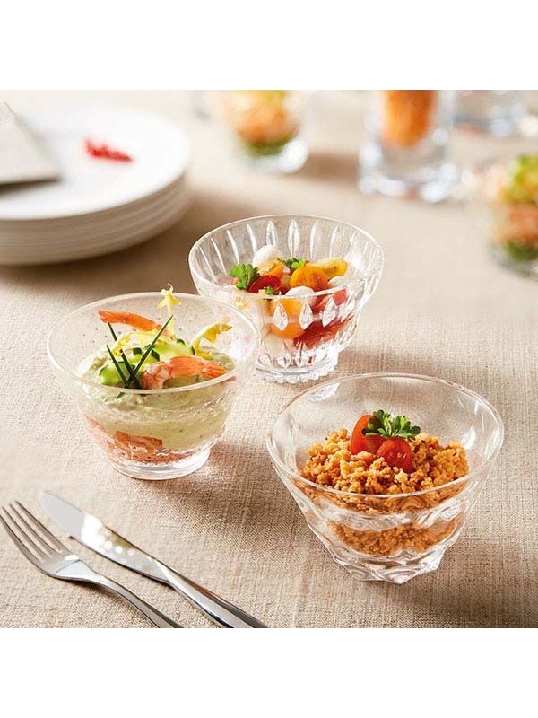 Креманка «Маэва Винтаж»;стекло;190мл;D=100,H=62мм;прозр.