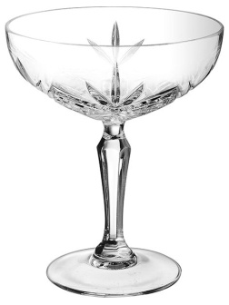 Шампанское-блюдце «Бродвей»;стекло;250мл;D=11,4,H=14см;прозр.