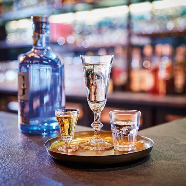 Стопка «Гранити»;стекло;45мл;D=48,H=55мм;прозр.