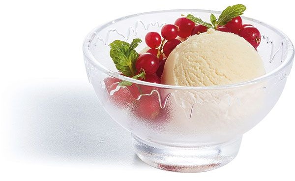 Креманка «Пепит»;стекло;200мл;D=105,H=63мм;прозр.