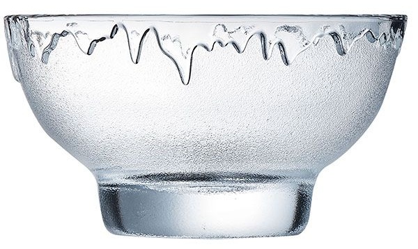 Креманка «Пепит»;стекло;200мл;D=105,H=63мм;прозр.