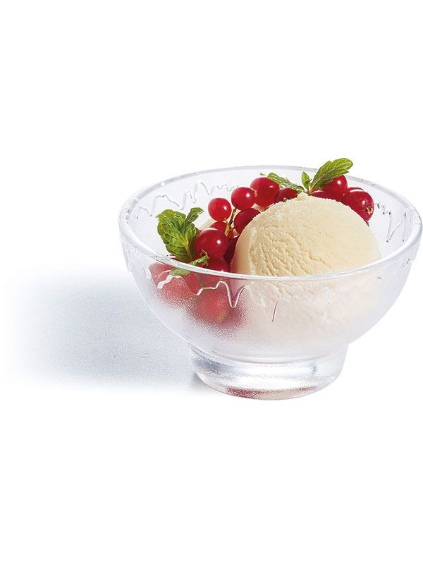 Креманка «Пепит»;стекло;200мл;D=105,H=63мм;прозр.