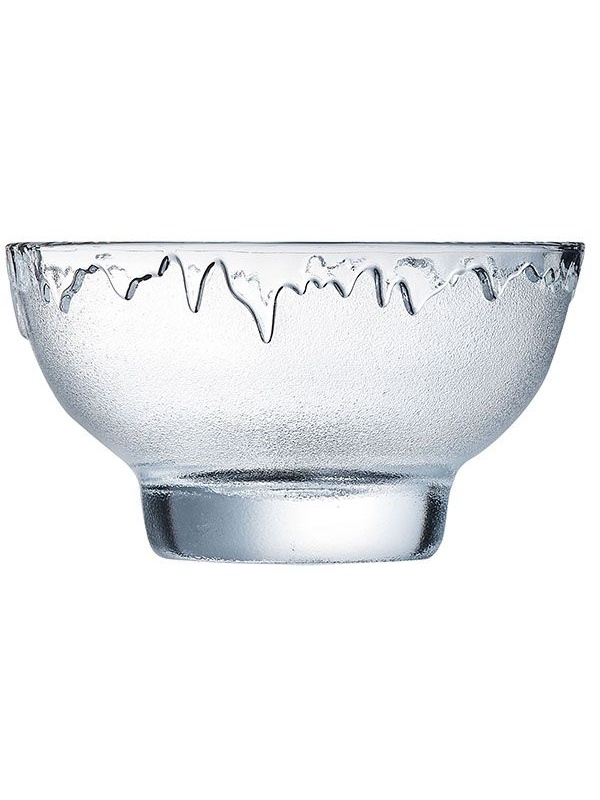 Креманка «Пепит»;стекло;200мл;D=105,H=63мм;прозр.