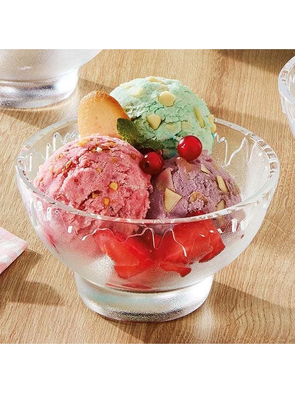 Креманка «Пепит»;стекло;200мл;D=105,H=63мм;прозр.