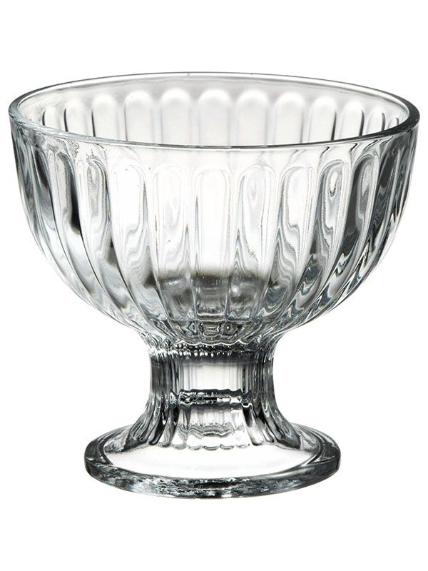 Креманка «Айс Виль»;стекло;250мл;D=108/70,H=103,L=40мм;прозр.