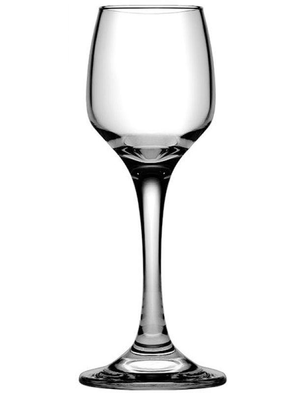 Рюмка «Изабелла»;стекло;60мл;D=4,H=14см;прозр.