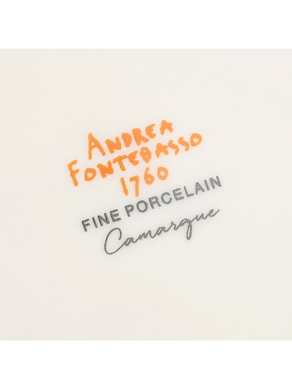 Набор посуды «Поэма Камарг» чайная пара (чашка + блюдце)[4шт];фарфор;260мл;D=9/15,H=7см;белый,розов.