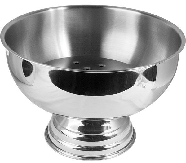 Емкость для пунша с дренажем;сталь нерж.;9,4л;D=35,H=23,B=19см;металлич.