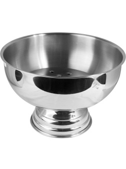 Емкость для пунша с дренажем;сталь нерж.;9,4л;D=35,H=23,B=19см;металлич.