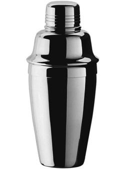 Шейкер европейский;сталь нерж.;0,5л;D=83,H=200мм;серебрист.