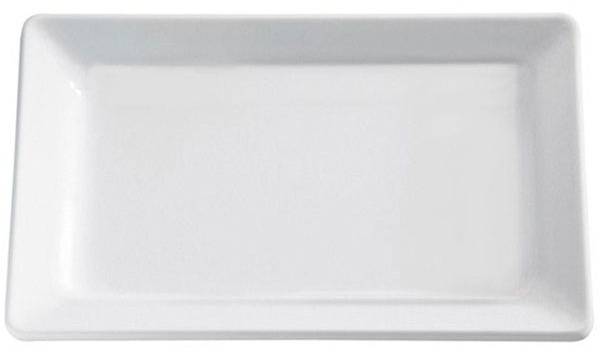 Поднос фуршетный;пластик;,H=20,L=530,B=325мм;белый