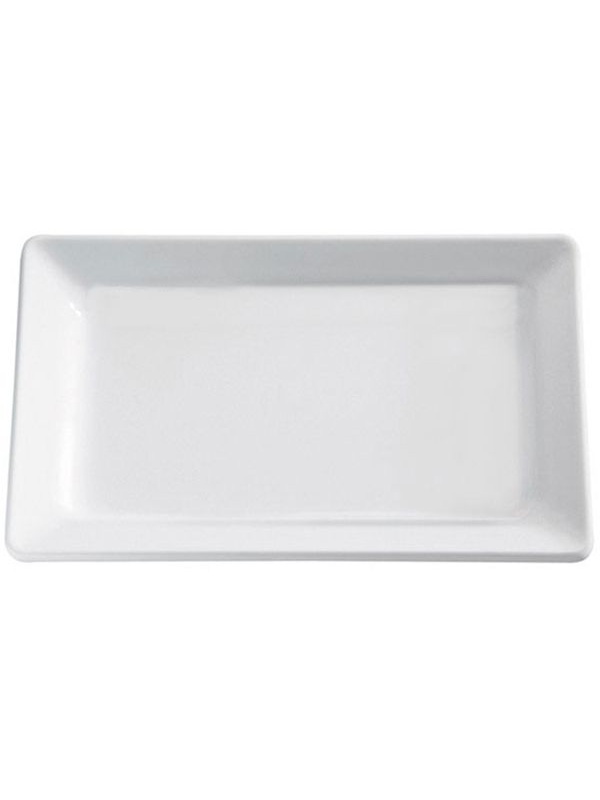 Поднос фуршетный;пластик;,H=20,L=530,B=325мм;белый