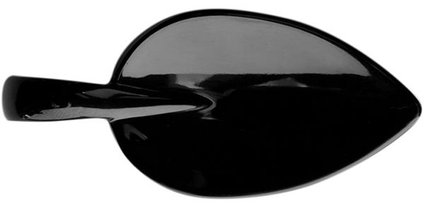 Ложка для комплимента «Лиф»;пластик;,H=15,L=100,B=45мм;черный