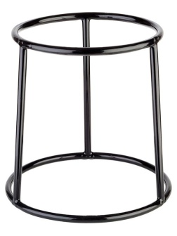 Подставка д/подноса;металл;D=15,5,H=18см;черный