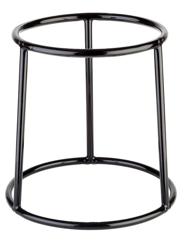Подставка д/подноса;металл;D=15,5,H=18см;черный