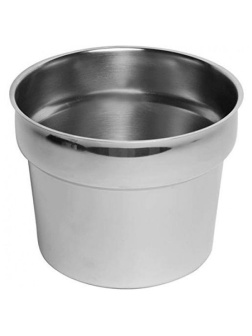Емкость круглая для мармитов арт.12354, 12372, 12399;сталь нерж.;10л;D=28,7,H=22см;серебрист.