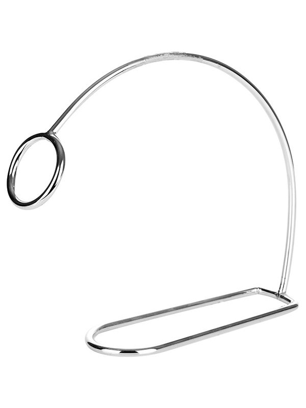 Подставка д/бутылки;хром;,H=195,L=230,B=60мм;металлич.