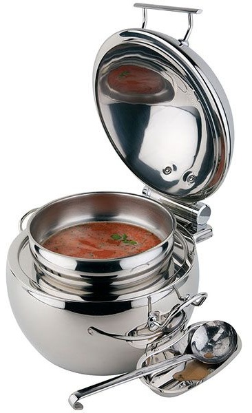 Мармит-супница;сталь;10л;D=48,H=32см;металлич.