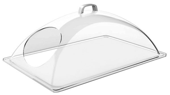 Крышка для подноса с боковым отверстием;пластик;,H=20,L=54,B=33см