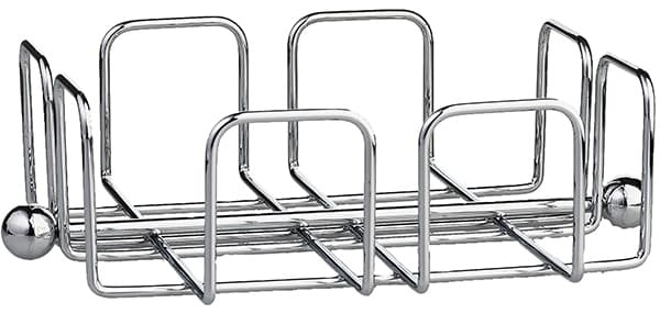 Салфетница;хром;,H=65,L=190,B=190мм;металлич.